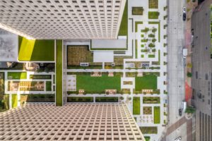 The C. Baldwin hotel will have access to Allen Center's luxurious gardens.