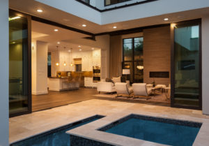 Seamless indoor/outdoor connectivity was the goal for this Frankel Building Group home in the museum district.