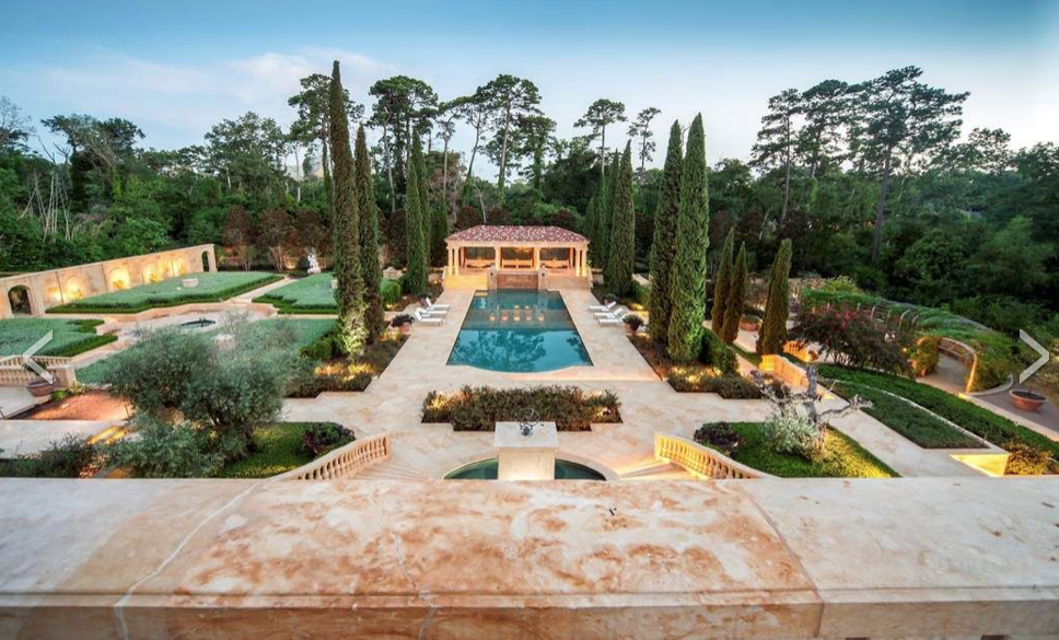 This fab pool, listed with Martha Turner Sotheby's International Realty, comes with a 27,000 square foot mansion, priced at just shy of $30 million.
