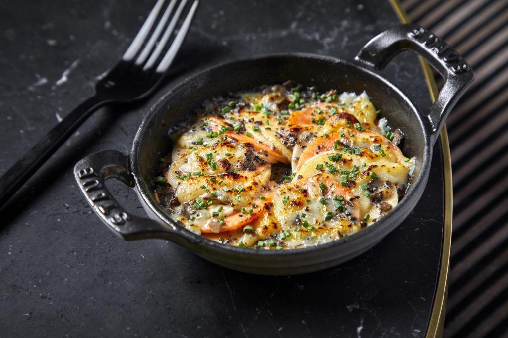 Root Vegetable Gratin at Commons Club.