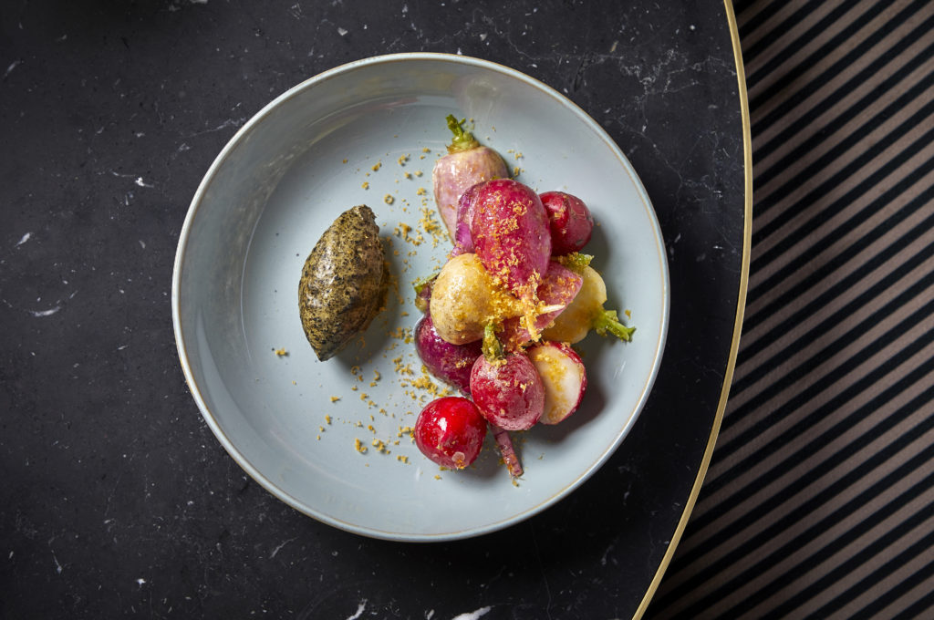 Texas Farm Radishes are sourced locally.