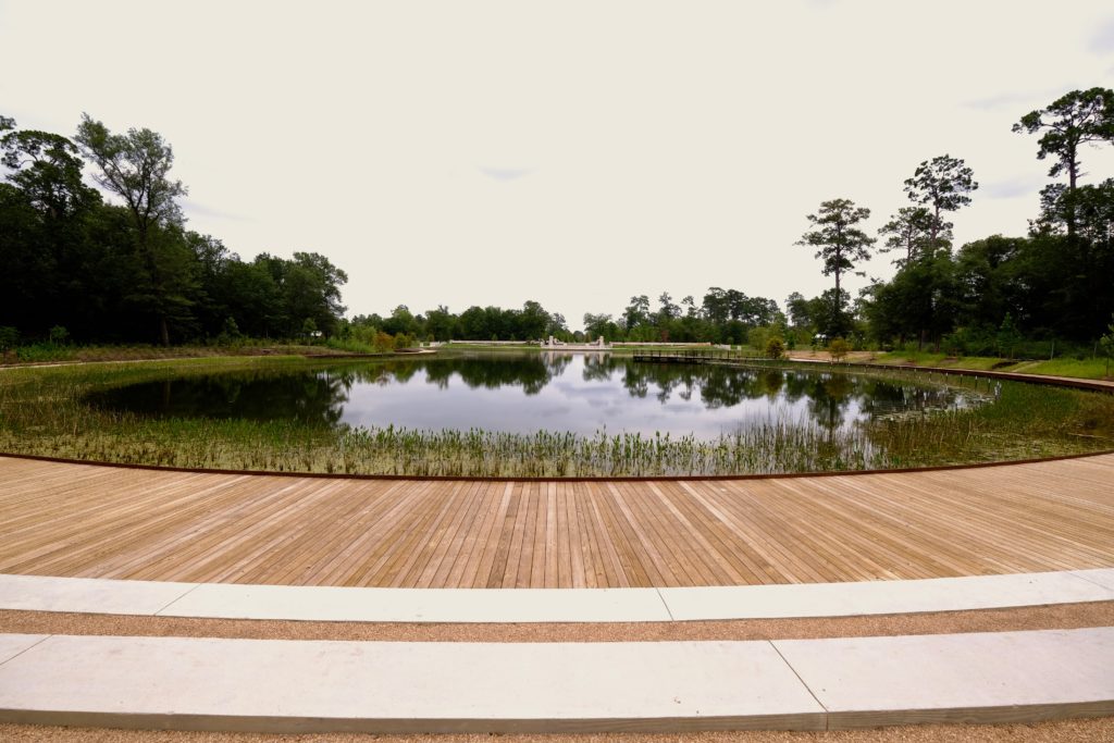 The Eastern Glades features 2.5 miles of boardwalk embracing Hines Lake and new trails. (Photo by Memorial Park Conservancy)