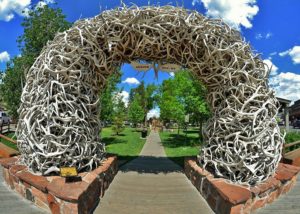 Jackson Hole antler arches