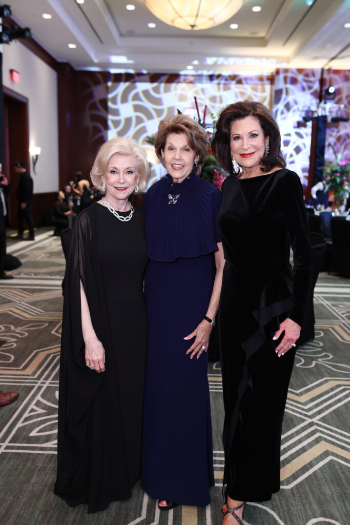 Ann Bookout, Lilly Andress, Betty Hrncir at the Winter Ball