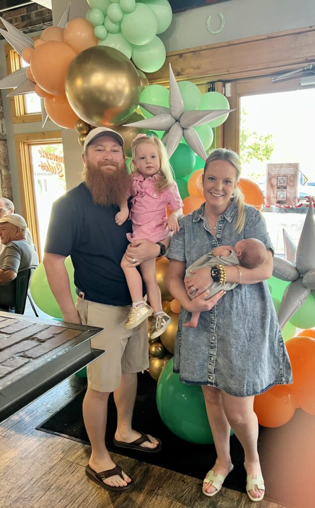 Travis and Emma Heim's family has grown right along with their restaurant footprint. (Courtesy)