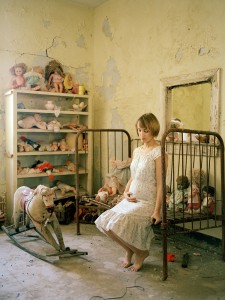 Sarah Sudhoff’s "Nursery," 2011, was photographed at a ghostly hospital outside San Antonio.