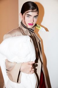 Backstage at Maison Margiela’s Spring/Summer 2018 fashion show