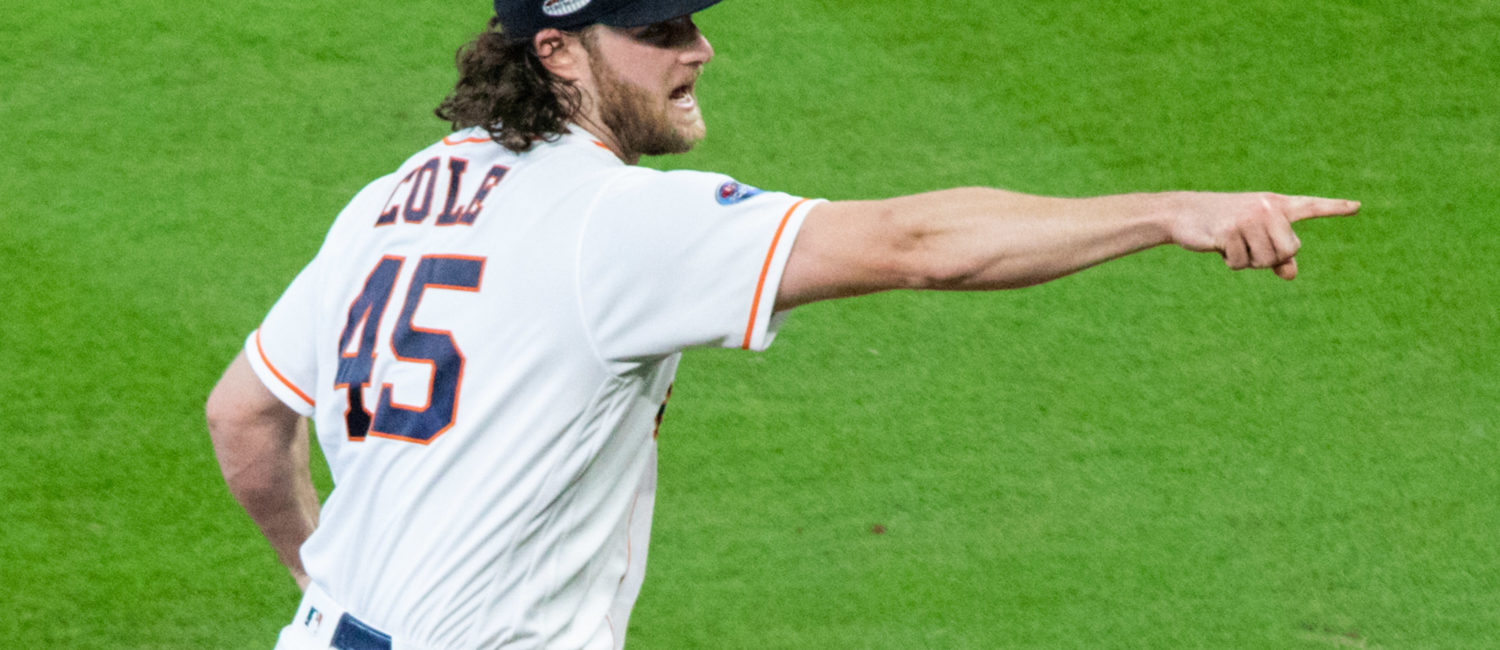 Astros pitcher Gerrit Cole