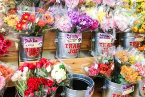 Don't sleep on Trader Joe's reasonable flowers.