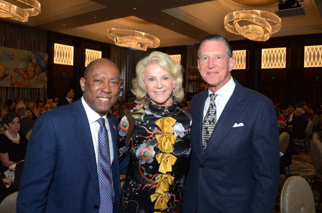 Sylvester Turner, Elaine Wynn, Charles Tate (Photo by Roswitha Vogler)