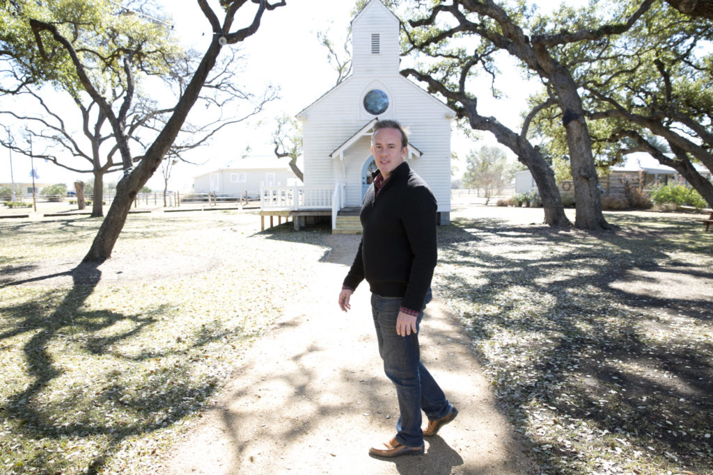 Developer Mark Massey in Round Top.
