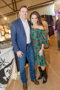 Brad & Joanna Marks at the Houston Cattle Baron’s Ball at the George Ranch. (Photo by Mike Charlton)