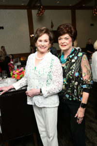 Ann Trammell, Pene Moore at Houston Ballet’s Raising the Barre fundraiser at Artisans Restaurant. (Photo by Daniel Ortiz)