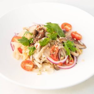 virtual restaurant a&j provisions mushroom salad