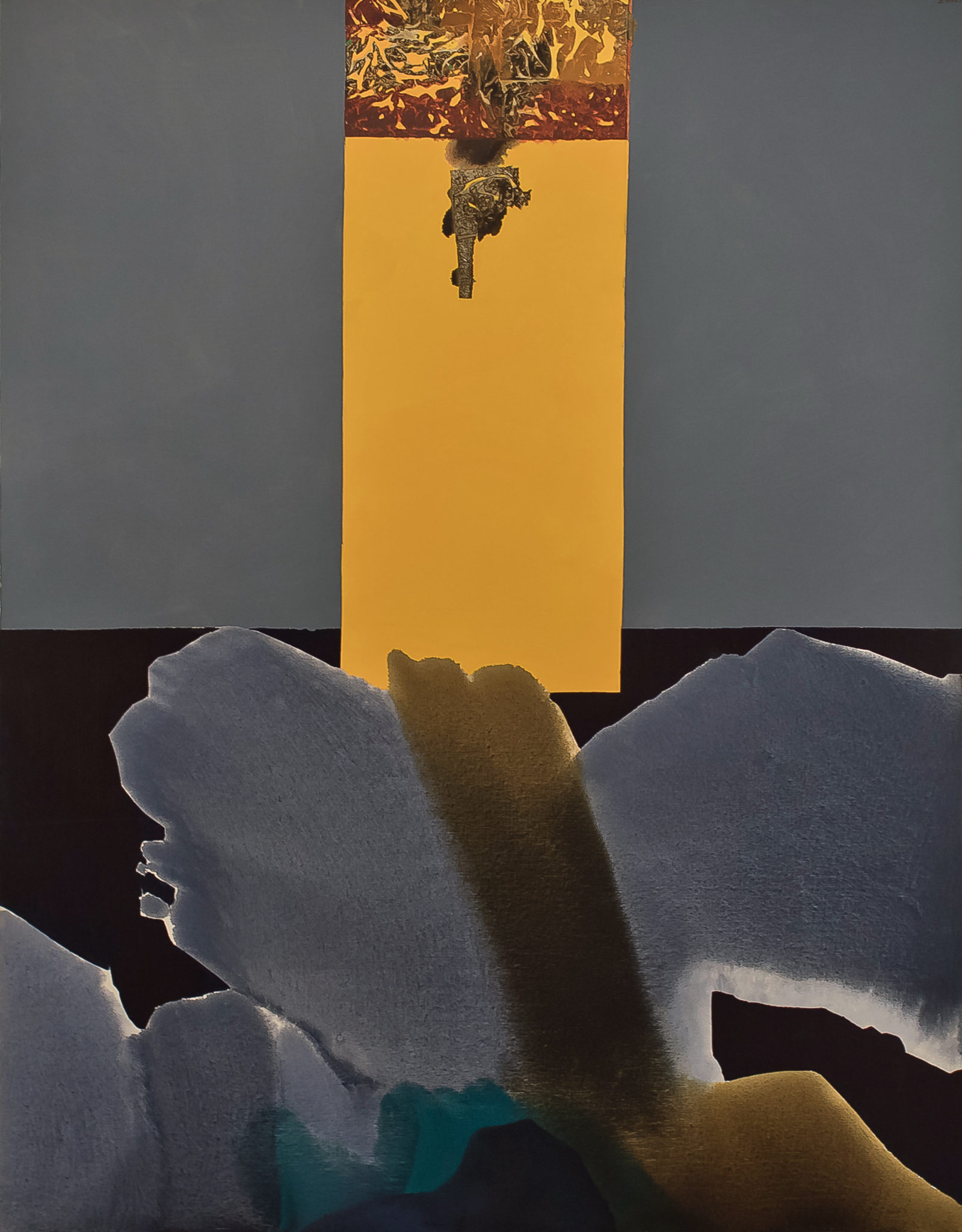 Dorothy Hood’s “The Angel’s Key,” 1987, at the University of Houston