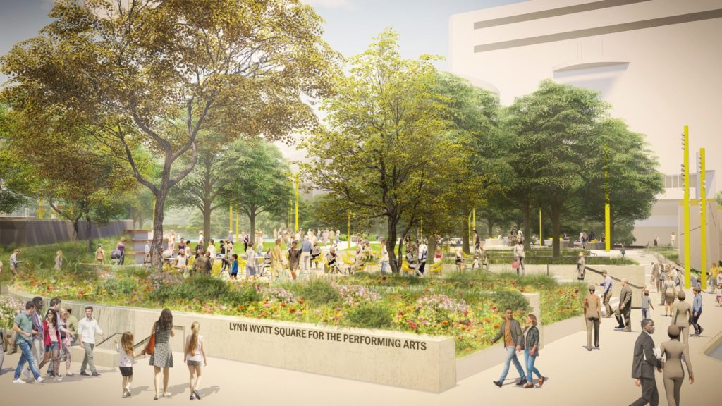 The Lynn Wyatt Square for the Performing Arts