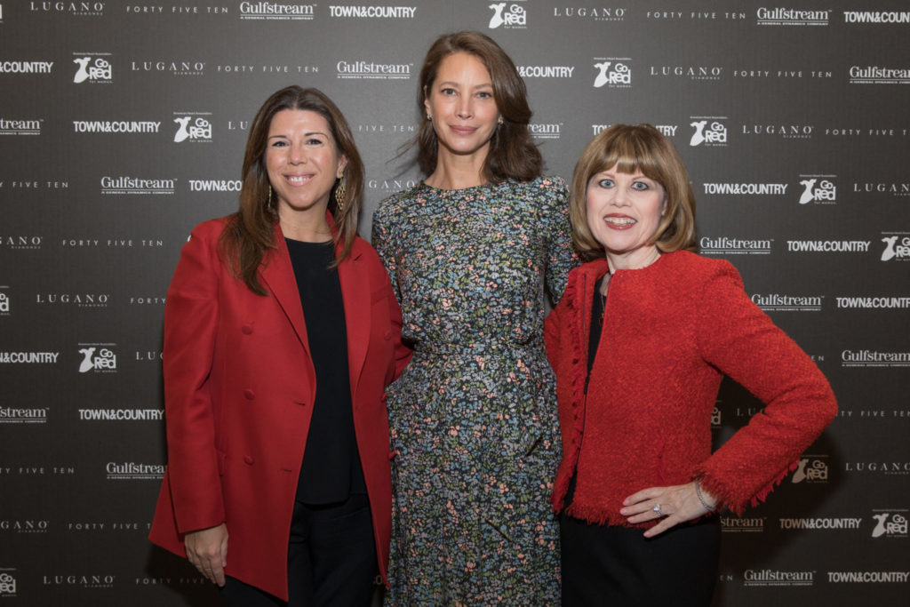 Stellene Volandes, Christy Turlington Burns, Nancy Brown