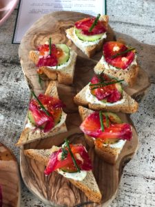 Salmon Toast is one of many tasty winners on the Satisfy menu.