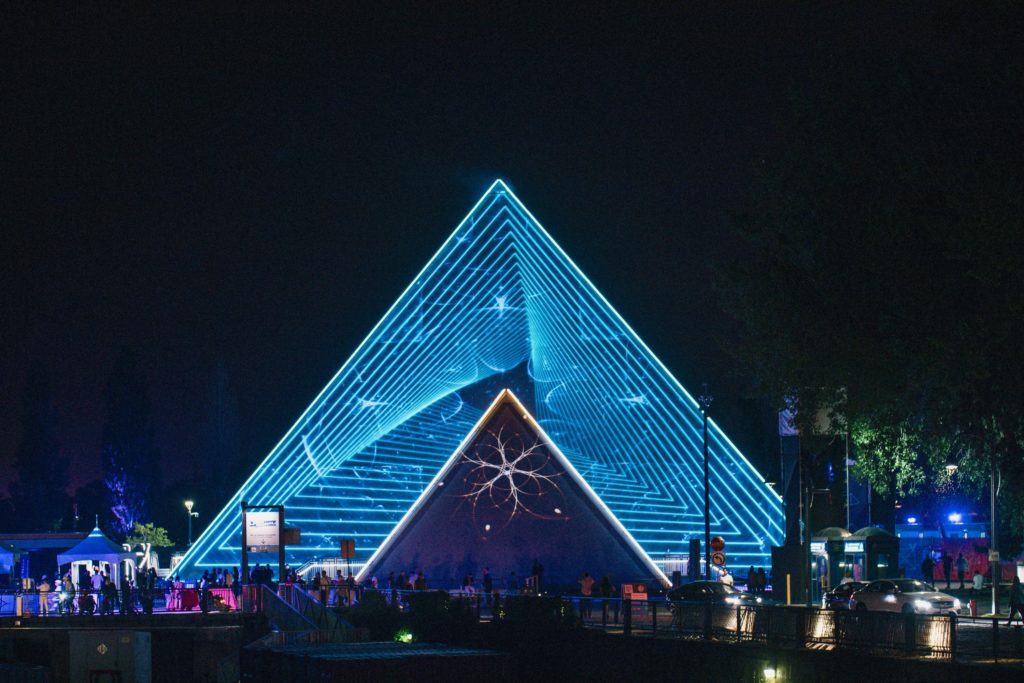 The 81-foot exterior of PY1