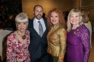 Art in Bloom Barbara Bigham, Kory Pappas, Empress Gilbert, Regina Bruce (Photo by WJNPHOTO)