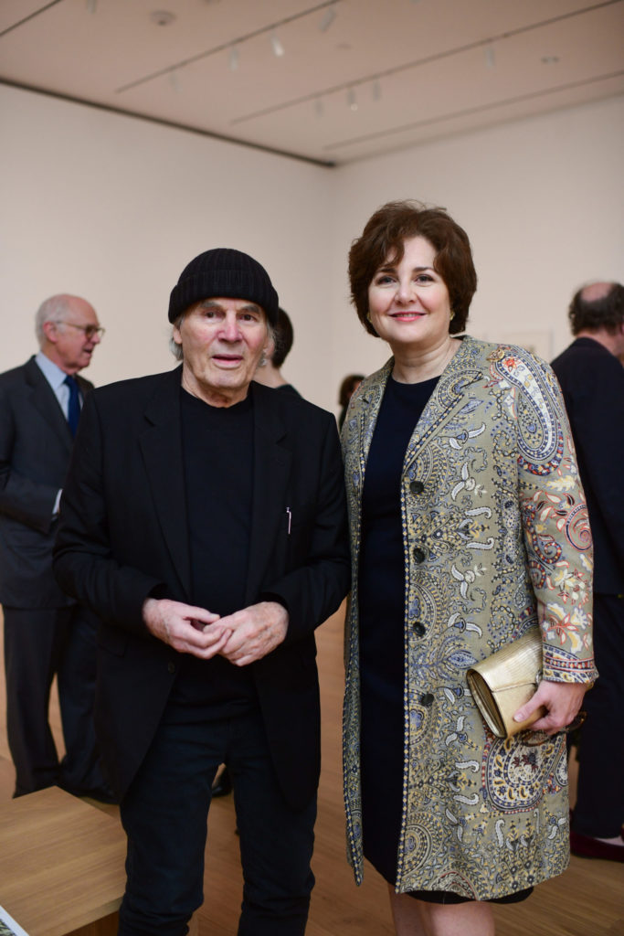 Brice-Marden-and-Rebecca-Rabinow (Photo by Daniel Ortiz)
