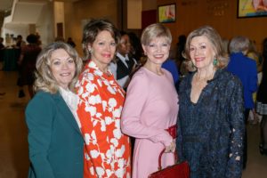 Art in Bloom Cindy Feld, Debbie Reynolds, Donna Weitzman, Louella Martin (Photo by WJNPHOTO)
