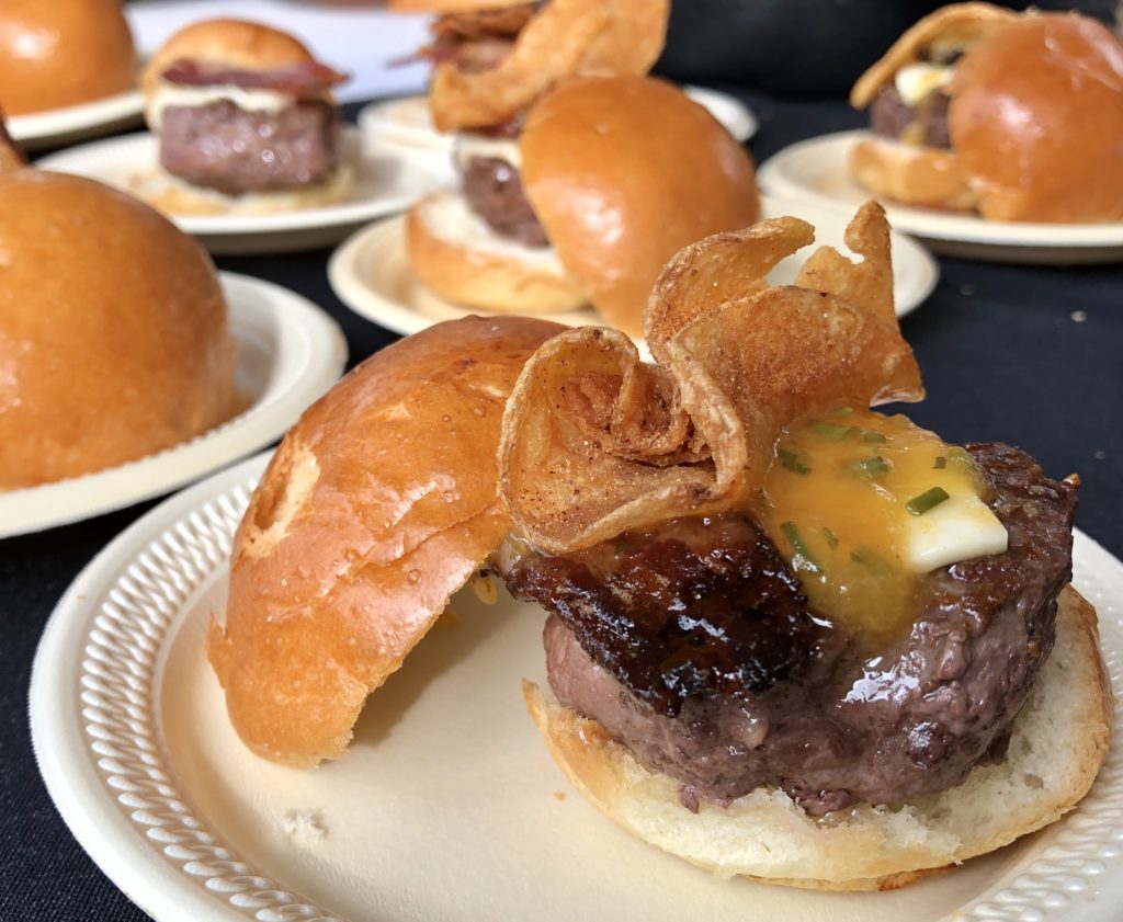 FWFWF burger creation (Photo by Courtney Dabney).