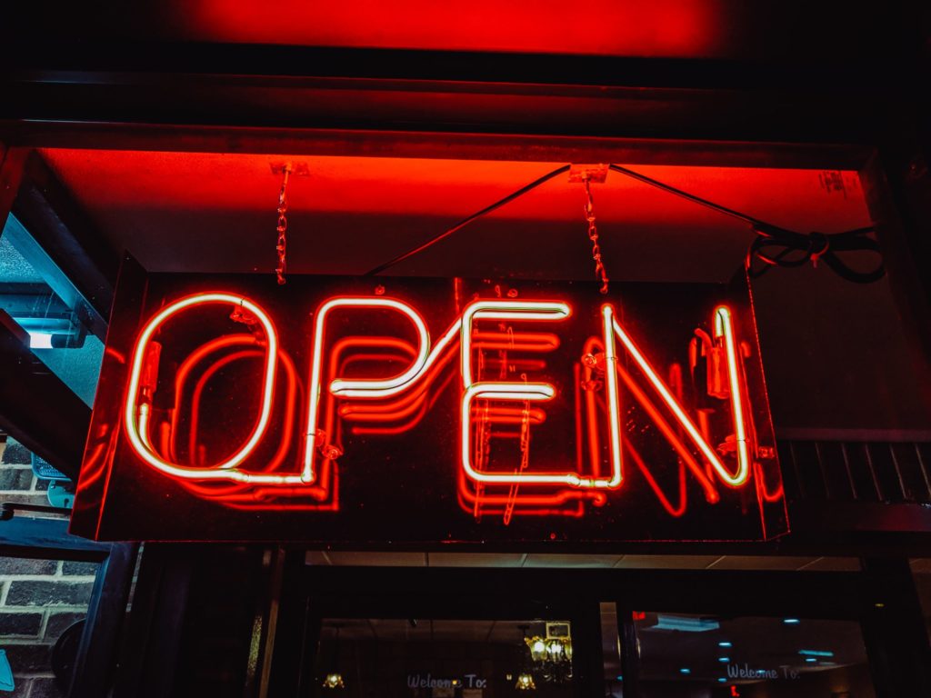 Open Sign