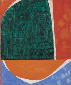 Toni LaSelle’s “Restoration II,” 1952 oil on canvas board