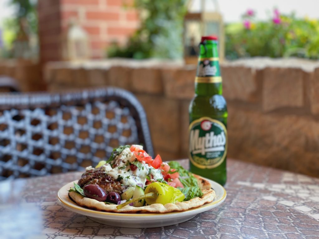 Cleburne Cafteria Greek Lamb Burger