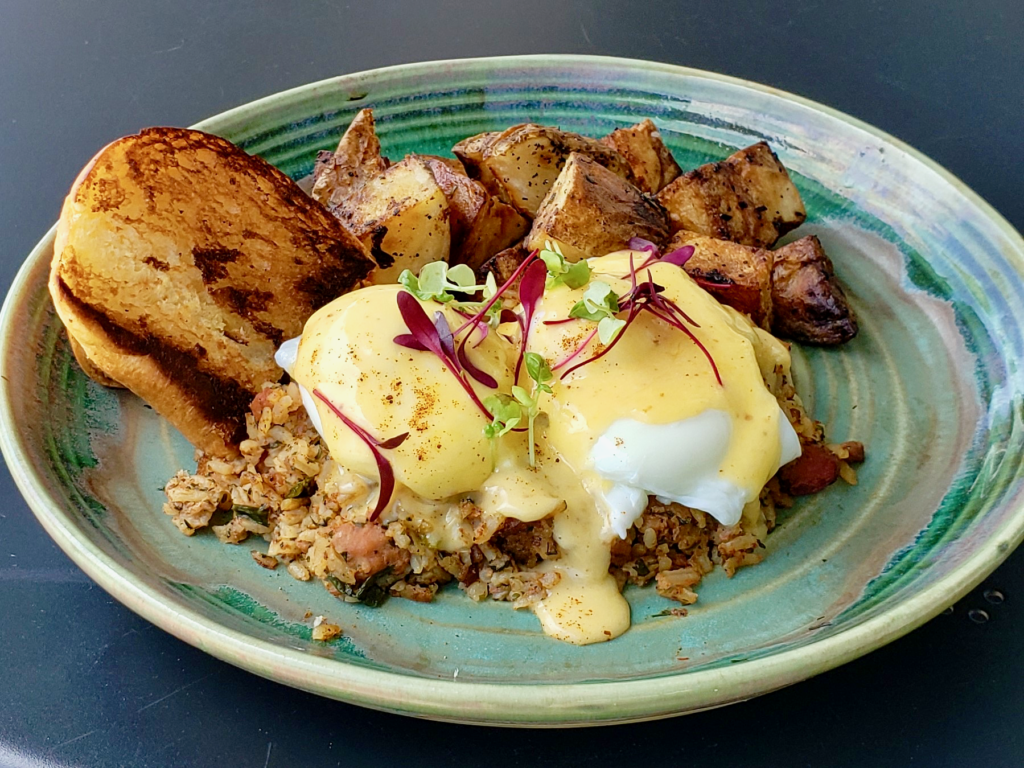 Smoked Boudin Benedict