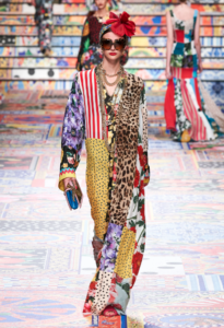 Dolce & Gabbana patchwork collection at Milan Fashion Week