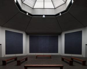 The restored Rothko Chapel, fall 2020. The monument to art, spirituality, and activism celebrates a half century with a gala set for Saturday, November 6, 2021, paired with a art auction curated by Houston gallerist Barbara Davis. (Photo by Paul Hester)