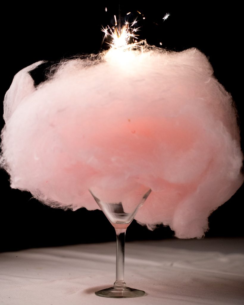 Tony’s cotton candy cocktail.