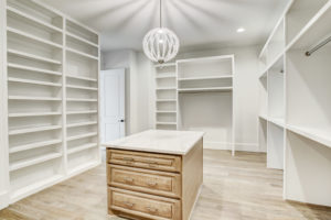 2502 Goldsmith – the custom closet and dressing area of your dreams