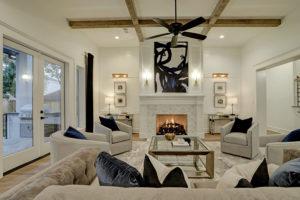 2502 Goldsmith – warm, inviting and elegant living room