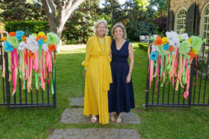 Ann Hobson – Klyde Warren Park’s President’s Circle Co-Chair, Kit Sawers -Klyde Warren Park President (Photo by WJN Photo)