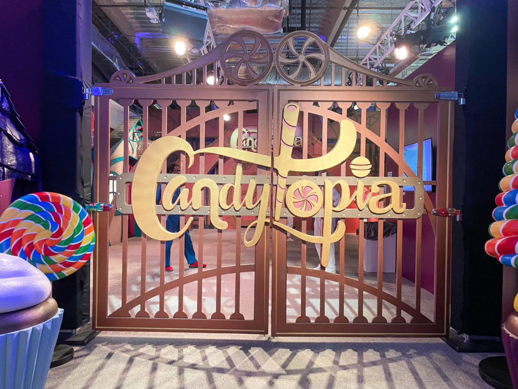 Enter the whimiscal world of Candytopia through these gates. (Photo by Gabriela Izquierdo)