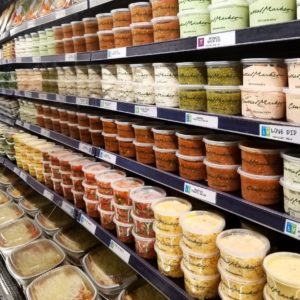 CM – Dips and grab and go meals fill the cold cases at Central Market