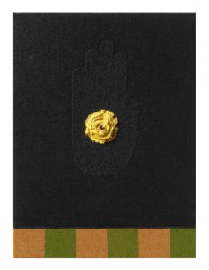Lot 17 is so in keeping with the aesthetics of the Rothko Chapel: David McGee’s “Meditation Yellow,” 2020. McGee’s work is in the permanent collection of The Menil Collection, whose founders, Dominique and John de Menil, also founded the Rothko Chapel.