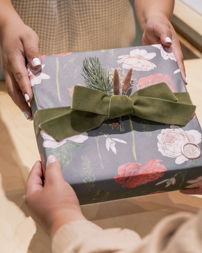 Gifted might be your little Santa’s helper with gift boxes galore.
