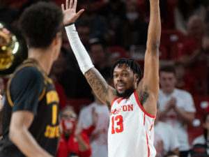 University of Houston Cougars defeated the Wichita State Shockers Saturday January 8, 2022 at the Fertitta Center.