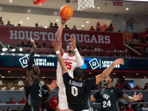 The University of Houston Cougars basketball team defeated the University of Central Florida, Thursday night at the Fertitta Center