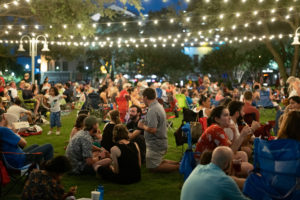 Market Square Park has tons of activities planned for the summer, including movie nights.
