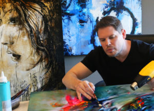 Austin artist Cody Hooper is among the talents showcased at West Chelsea Contemporary at The Halles.