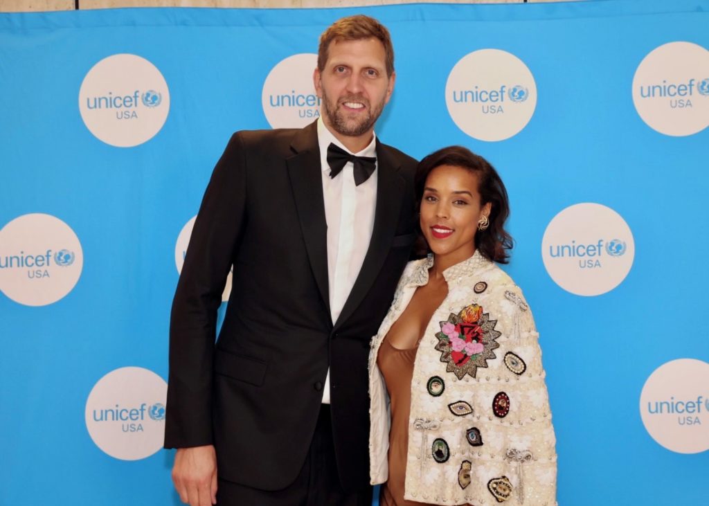 Dirk & Jessica Nowitzki (Photo by Kim Leeson)