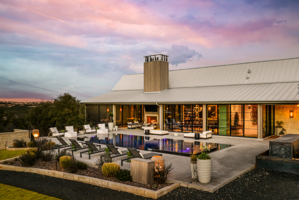 The 6.5 acre compound at 8 Oaks in the Texas Hill Country has a price tag of $16 million (Photo courtesy of Douglas Elliman Real Estate)
