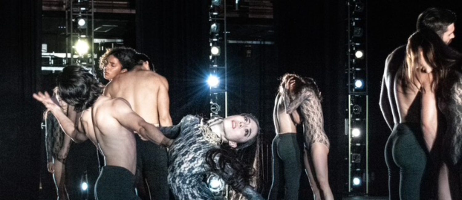 A scene from ISHIDA’s world premiere “home-coming” commissioned by The Washington Ballet in DC. (Photo by Peyton Bond.)