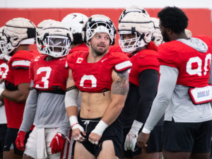The University of Houston football team, led by head coach Dana Holgersen, held practice in their bubble.