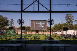 The patio at the Kirby Ice House-The Woodlands is situated at 1700 Lake Robbins Drive in the heart of the Waterway District. (Photo by Michael Anthony)